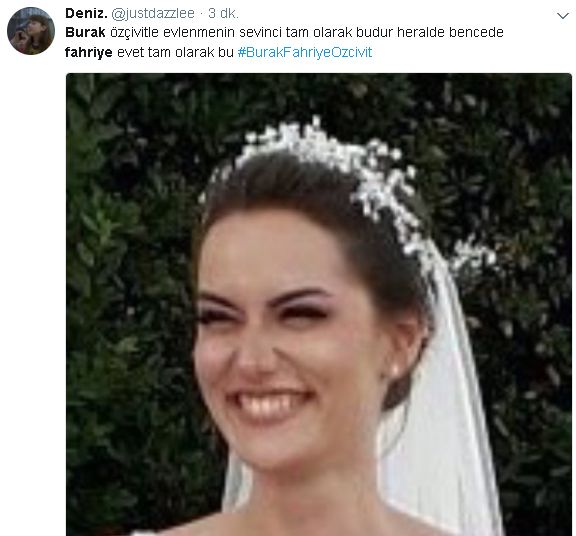 Fahriye Evcen ile Burak Özçivit evlendi! Sosyal medya adeta yıkıldı 7