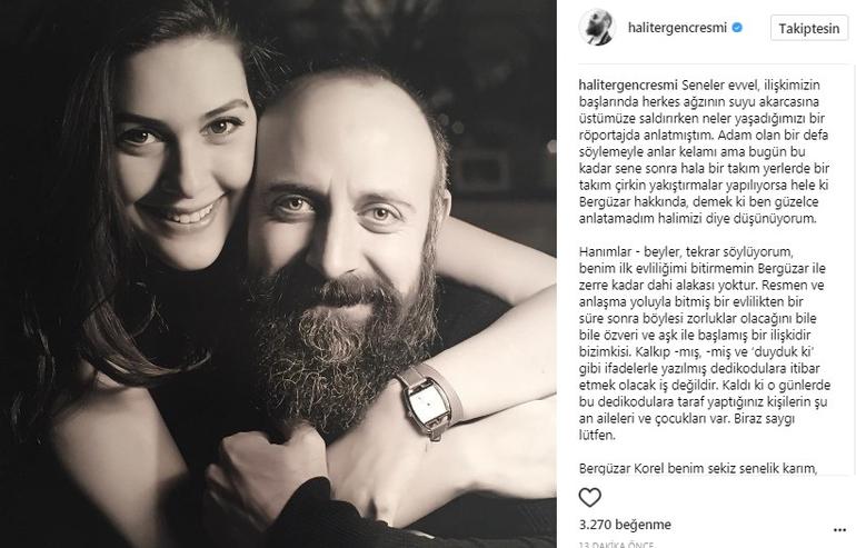 Halit Ergenç'i isyan ettiren yorumlar! Ünlü oyuncu eşiyle ilgili açıklamayı sosyal medyadan yaptı... 7