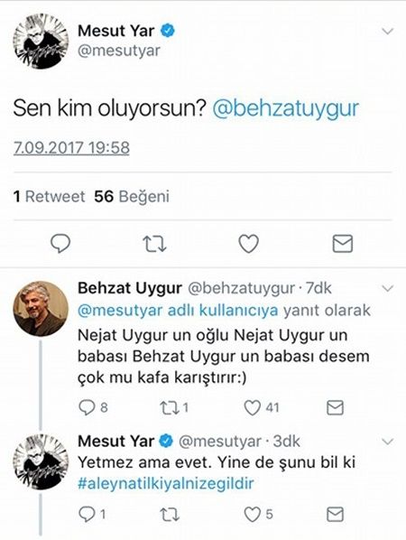 Mesut Yar'dan Behzat Uygur'a Aleyna Tilki tepkisi! 7