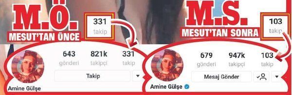 Mesut Özil'in maçoluğu yüzünden Amine Gülşe instagrama çeki düzen verdi 7