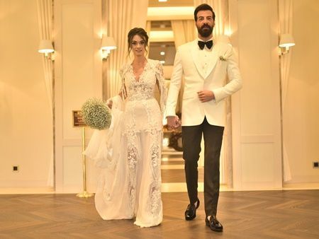 Hande Soral ile İsmail Demirci'nin düğünün çok özel kareler 7