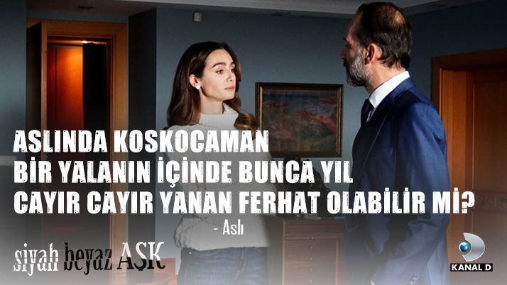 Siyah Beyaz Aşk dizisinde Aslı ile Ferhat arasında mest eden çok yaşa diyalogu! 7