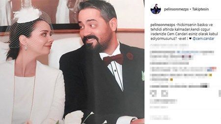 Oyuncu Pelin Sönmez nikah fotoğrafını paylaştı 7