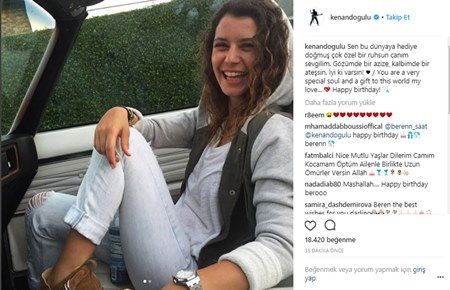 Kenan Doğulu'dan eşi Beren Saat'e duygusal kutlama 8