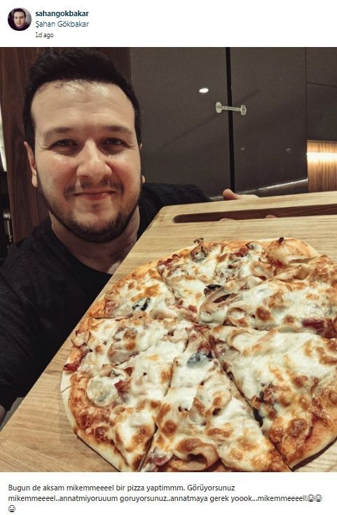 Şahan Gökbakar, pizza ustası oldu! 7