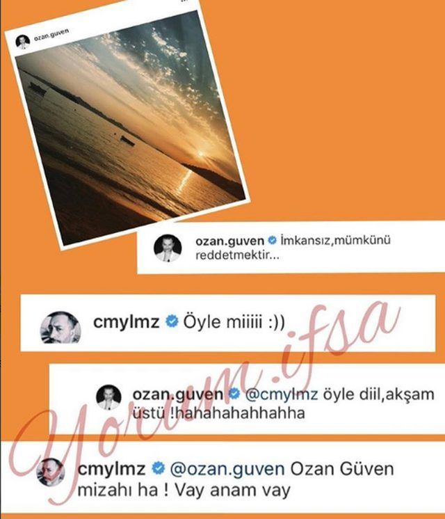 Cem Yılmaz, instagram'da bir yorumuyla Ozan Güven'in kimyasını bozdu 7