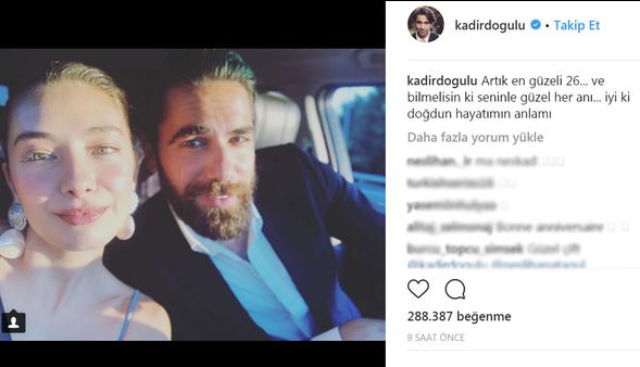 Neslihan Atagül'e Kadir Doğulu'dan romantik doğum günü mesajı 7