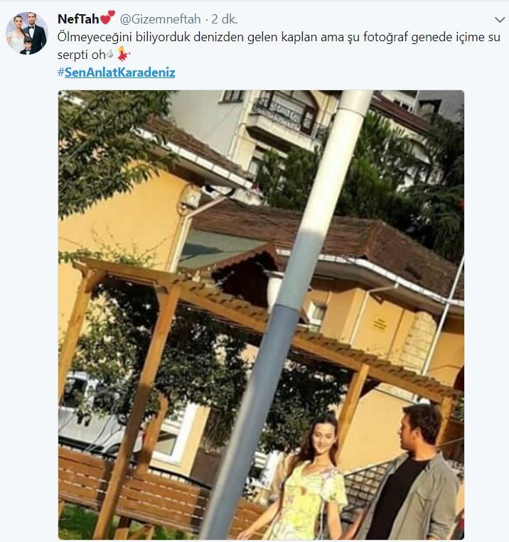 Sen Anlat Karadeniz setinden paylaşılan bir fotoğraf izleyicinin yüreğine su serpti! 13