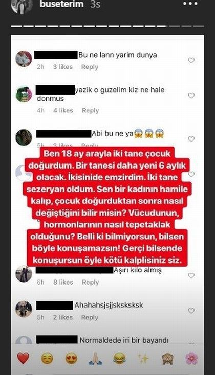 Buse Terim, kendisine 'ayı' diyen takipçisine fena ayar verdi! 11