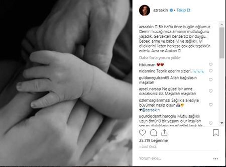 Yeni anne Azra Akın'dan beklenen paylaşım! 7