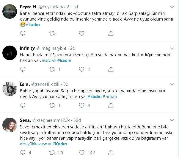 Sosyal medya kazan kaldırdı! Kadın dizisinde Bahar'ı yerden yere vurdular! 23