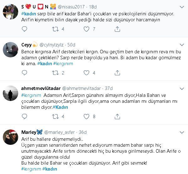 Arif'e ettiğiniz zulüm biraz fazla olmadı mı? Kadın dizisini izleyici topa tuttu! 30