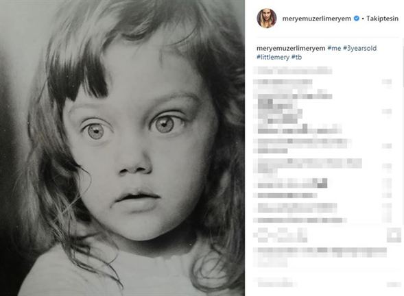 Meryem Uzerli, 3 yaşındaki fotoğrafını paylaştı, kızıyla benzerliği şaşırttı! 8