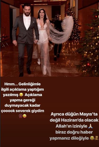 Burcu Kıratlı'dan olay olan gelinliği için gündem olan sözler! 9