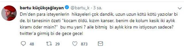 Bartu Küçükçağlayan, sosyal medyadan gelen mesajlara isyan etti! 7