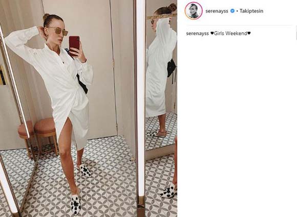 Serenay Sarıkaya yapması gerekeni yaptı ve her şeyden uzaklaştı! 7