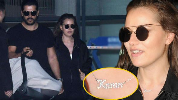 Fahriye Evcen hastaneden çıktı... Karan bebeği göstermemek için alınan önlem dikkat çekti! 9