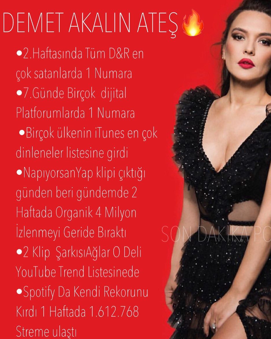 Demet Akalın'ın Ateş albümünün 2 haftada elde ettiği başarının detayı belli oldu 7