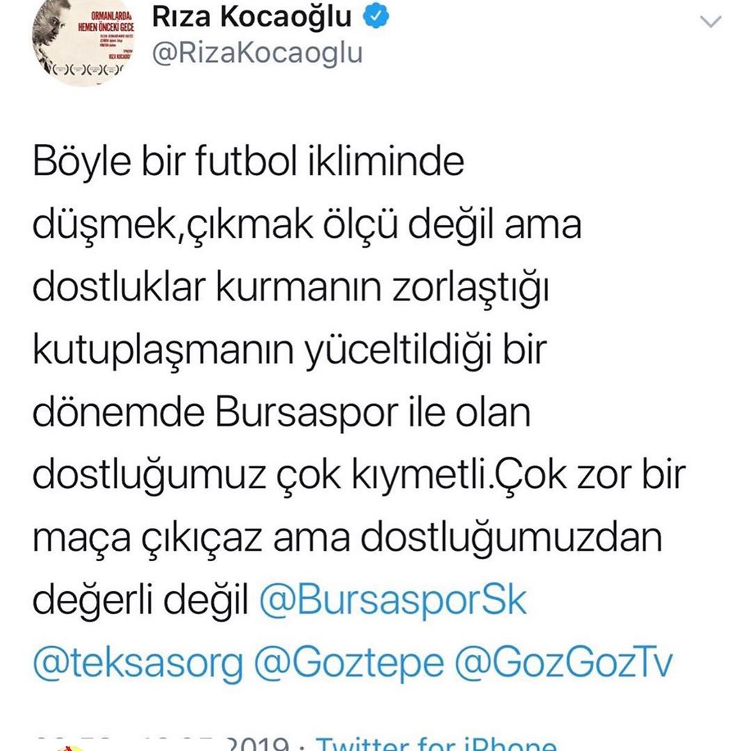 Çukur'un Aliço'su Rıza Kocaoğlu'ndan Bursa Spor'a mesaj! 7
