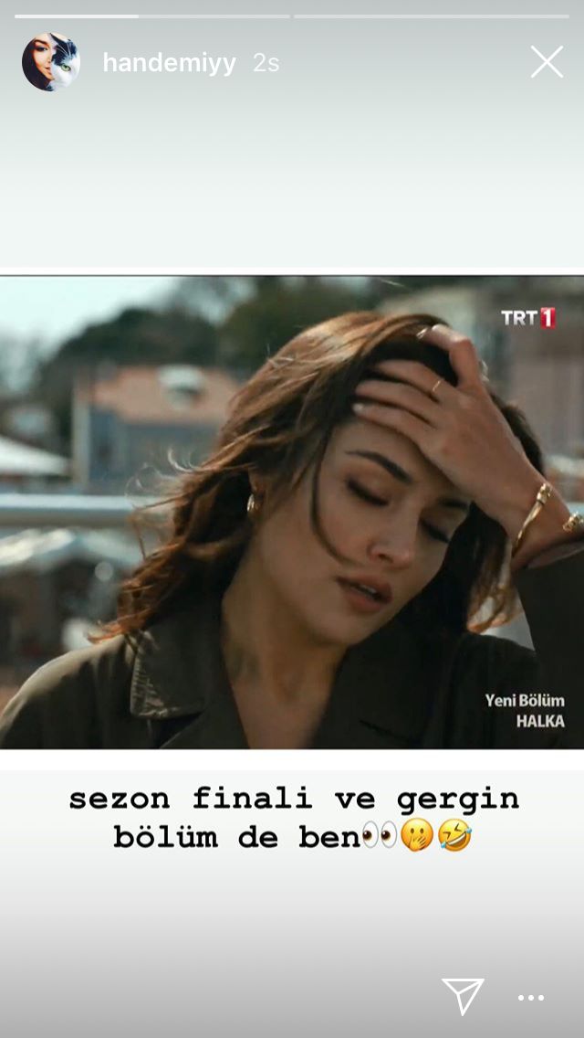 Hande Erçel'den Halka dizisinin sezon finaline sürpriz paylaşım! 8