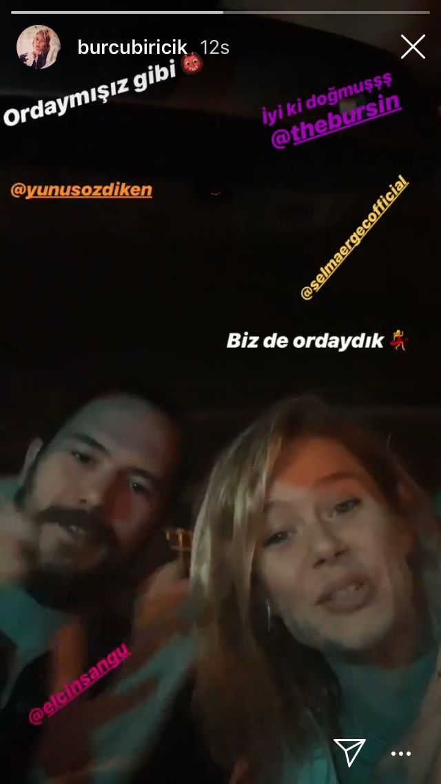 Yıllar önce aynı dizide oynamışlardı! Burcu Biricik, Kerem Bursin'i doğum gününde unutmadı! 8