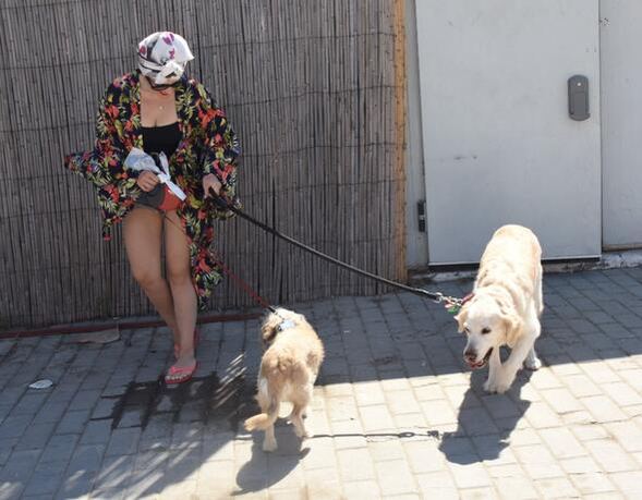 Ezgi Mola, sevgilisi ve sevimli köpekleriyle tatilde 7