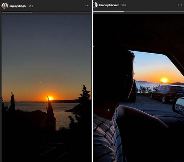 Ezgi Eyüboğlu ve Kaan Yıldırım'dan 'tesadüfün bu kadarı!' dedirten paylaşım! 7
