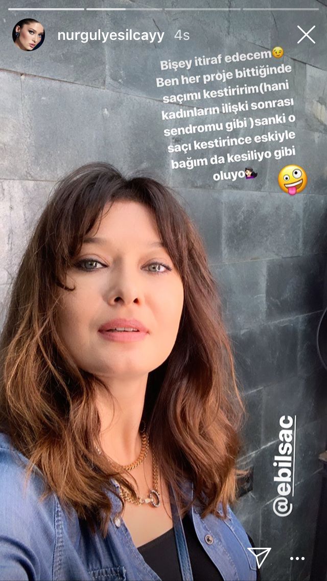 Nurgül Yeşilçay ilginç bir itirafta bulundu! Meğer her dizi ve filmi bitirdiğinde... 7