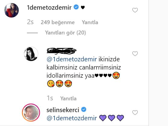 Selin Şekerci'nin göğüs dekolteli fena pozuna Demet Özdemir kalp bıraktı! 10