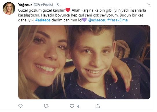 Yasak Elma'nın Yıldız'ı Eda Ece mesajıyla ağlattı sonra sildi! Herkes şaştı kaldı! 15