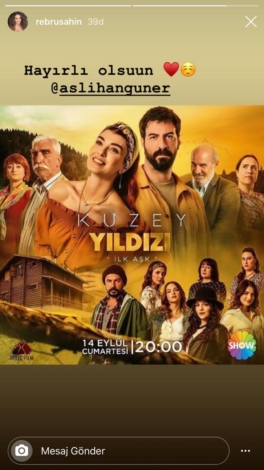 Hercai'nin Reyyan'ı Ebru Şahin rakip kanaldaki diziye jest yaptı! 7