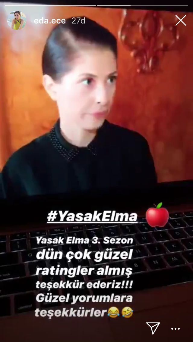 Eda Ece, bir an önce doğurmak istiyor! Yasak Elma dizisine güldüren atıf! 9