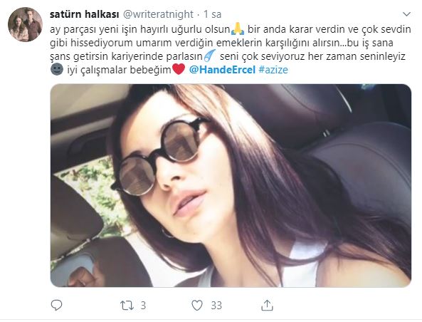 Hande Erçel paylaşım yaptı, Azize'yi bekleyen hayranlarının heyecanı katlandı! 19