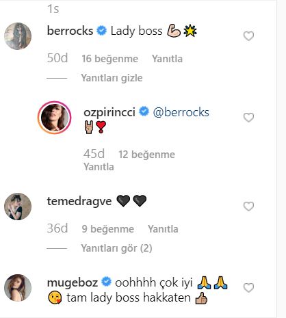 Özge Özpirinçci'nin bir duruşu var sanırsınız ki patron! 13