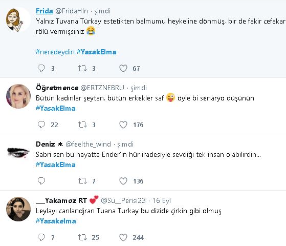 Şahika gıcık etti! Estetikli Tuvana Türkay eleştirildi! Yasak Elma dizisinde Ender efsanesi büyürken, sapır sapır döküldüler! 26