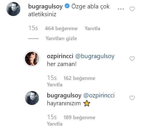 Hande Erçel - Buğra Gülsoy dizi çiftine destek Özge Özpirinçci'den geldi 11