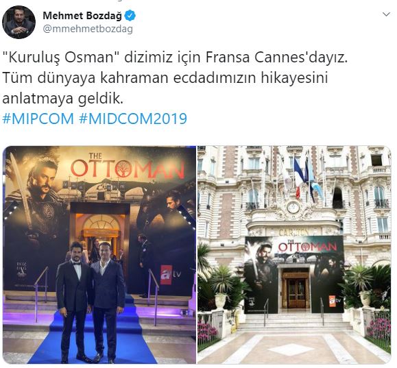 Kuruluş Osman dizisi, Cannes'da gövde gösterisi yapıyor! 7