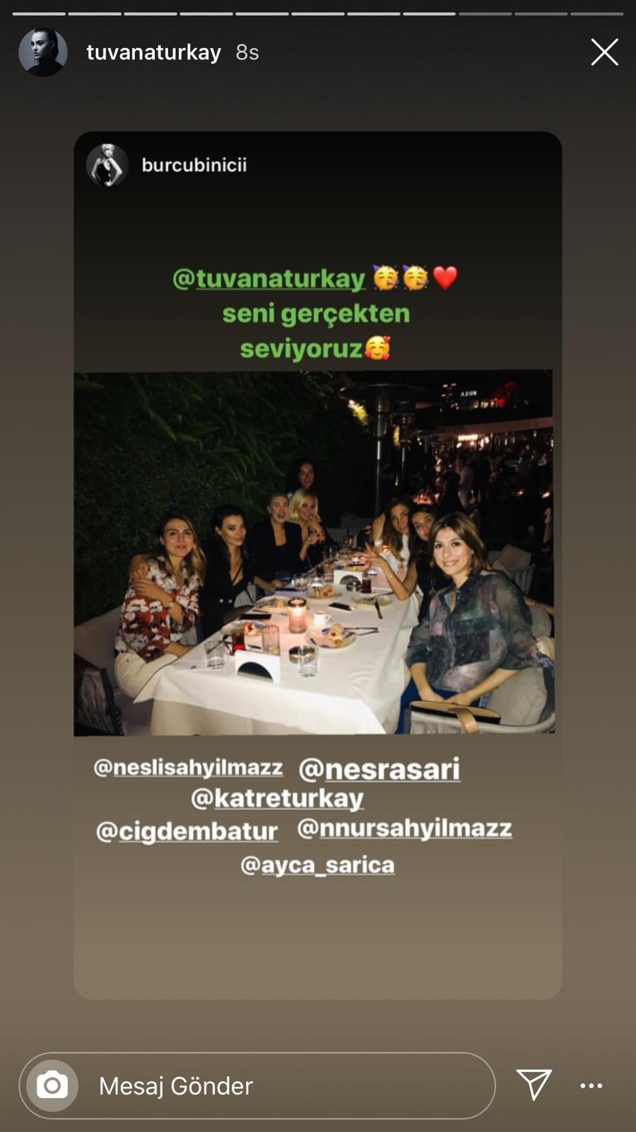 Çiğdem Batur ve Burcu Binici'den Tuvana Türkay'a büyük sürpriz ve iltifatlar! 15