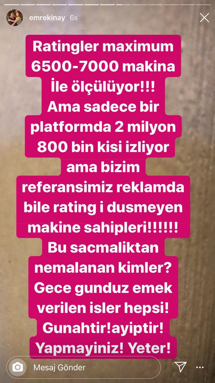 Emre Kınay reytinglerdeki Sevgili Geçmiş gerçeğini herkesin yüzüne çarptı! 9