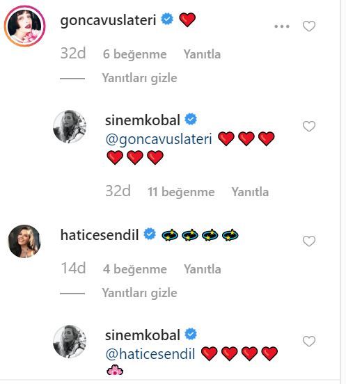 Sinem Kobal'ın güzelliğine Hatice Şendil ve Gonca Vuslateri de düştü! 9