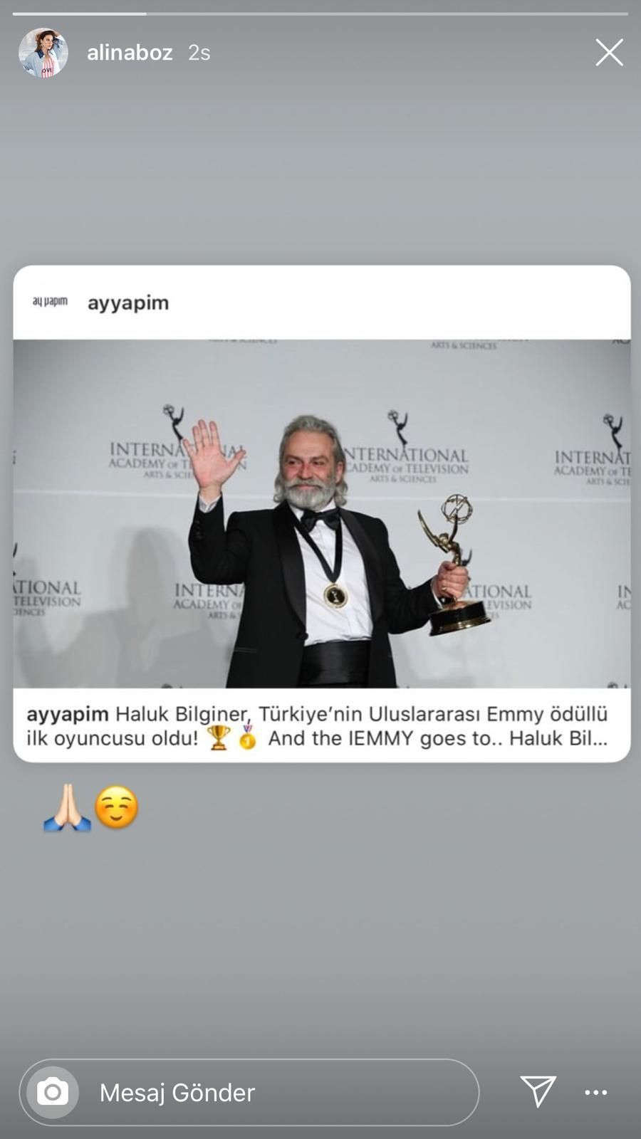 Ünlülerden Haluk Bilginer'in Emmy başarısına büyük destek geldi! 71