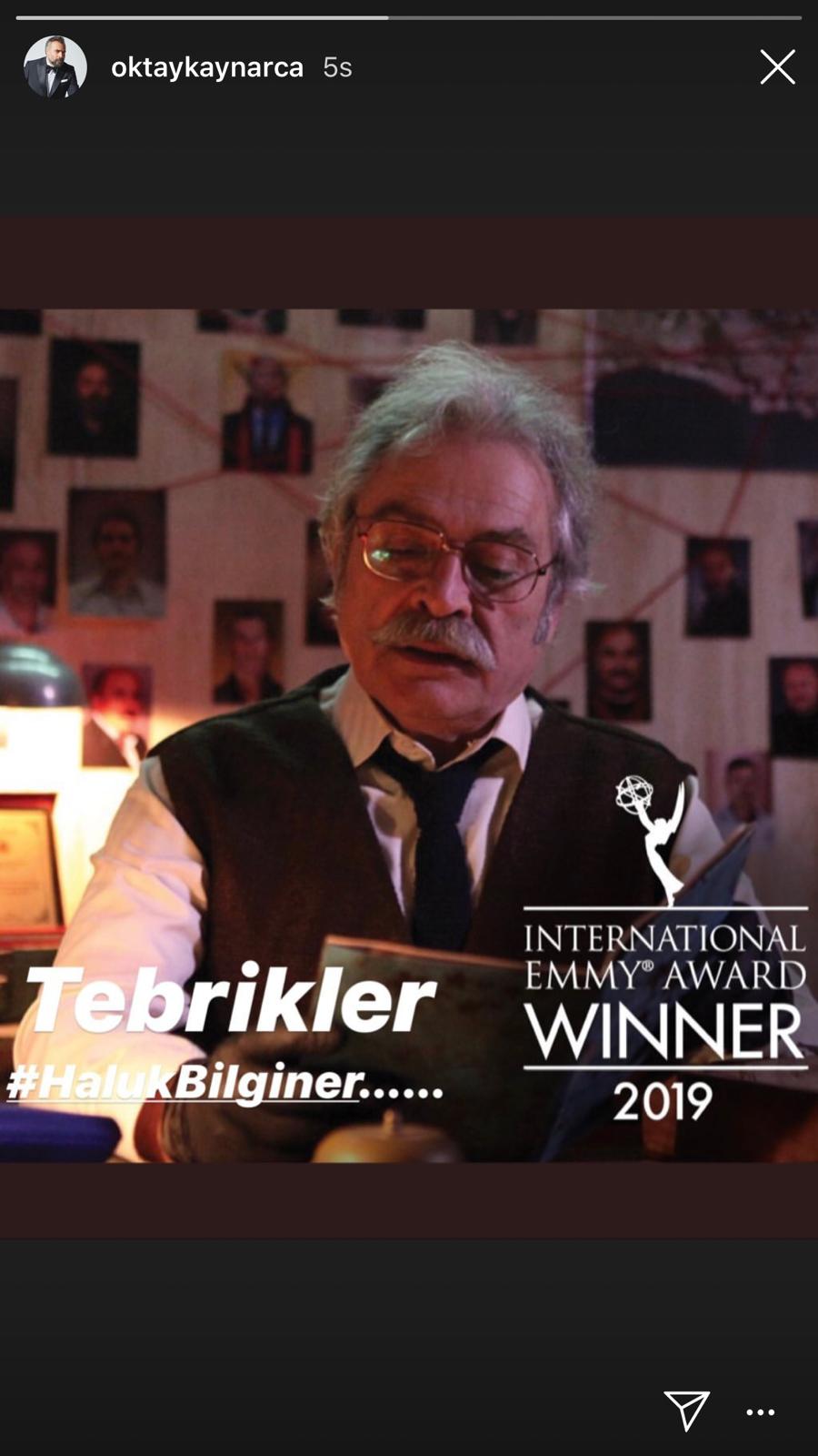 Ünlülerden Haluk Bilginer'in Emmy başarısına büyük destek geldi! 76