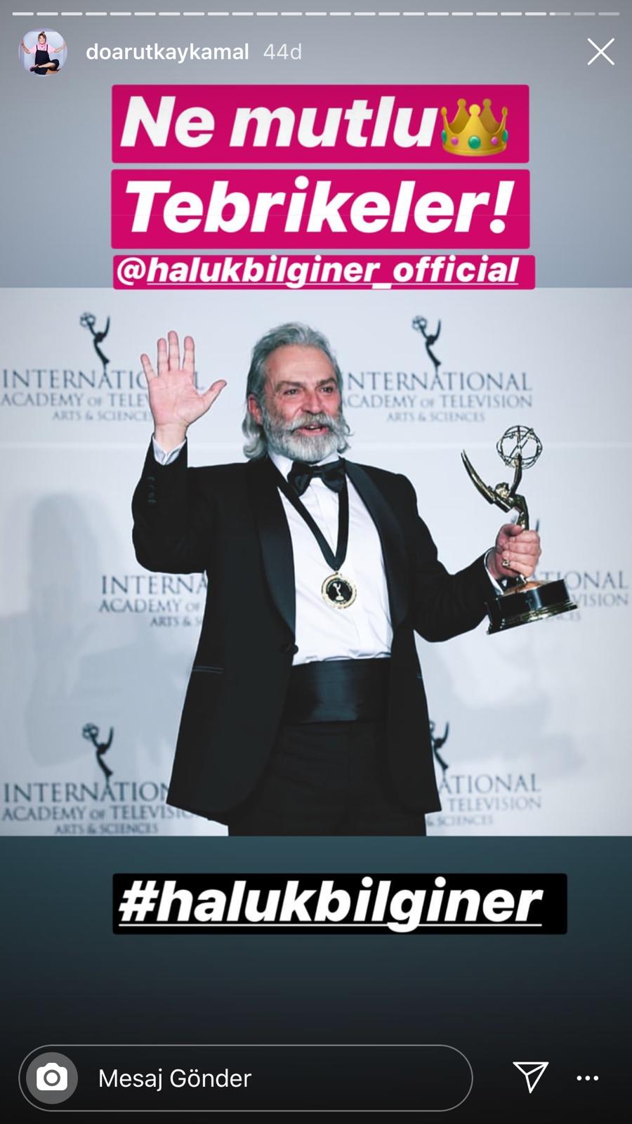 Ünlülerden Haluk Bilginer'in Emmy başarısına büyük destek geldi! 47