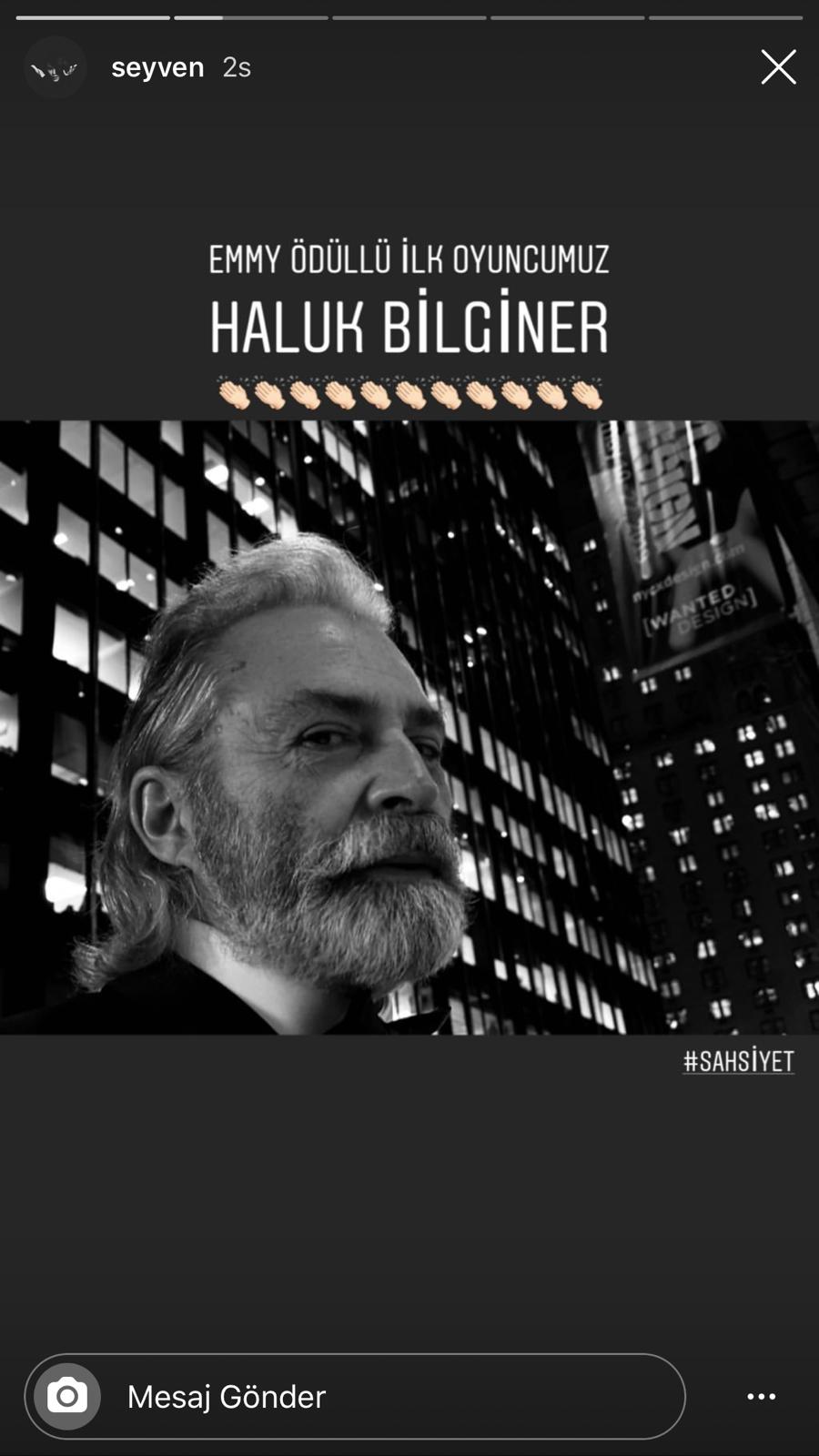 Ünlülerden Haluk Bilginer'in Emmy başarısına büyük destek geldi! 49