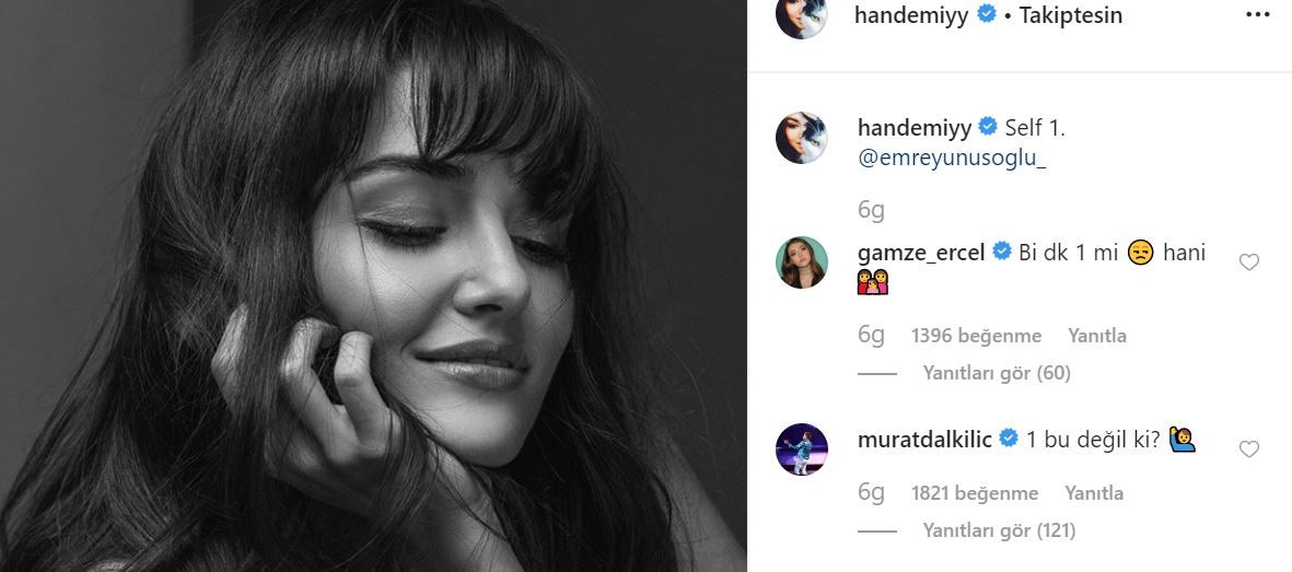 Hande Erçel, bir fotoğraf ile TT olmayı başardı! 8