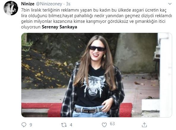 Serenay Sarıkaya'nın 7 bin TL'lik terliğini biz giysek, deli diye haber yaparlar! 13