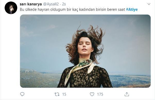 Beren Saat geldi, mekanı terk edin! Atiye sosyal medyada olay oldu! 17