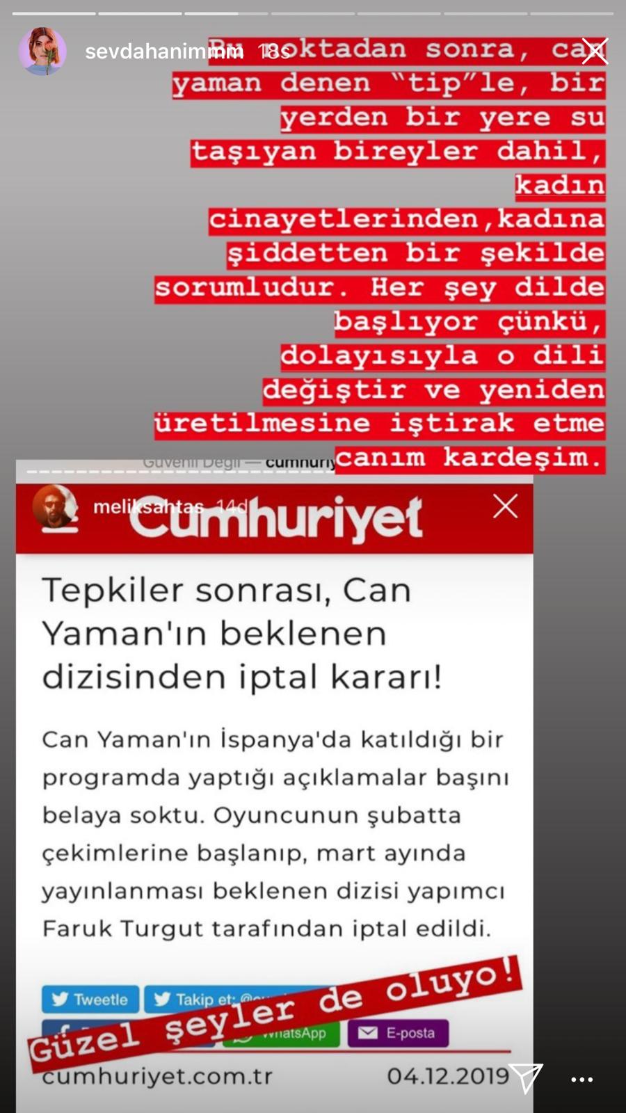 Can Yaman'a Ceren Moray'dan olay sözler! 'Can Yaman denen tip'le... 7