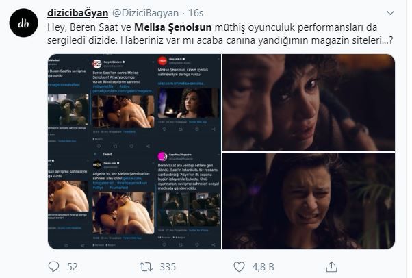 Beren Saat ve Melisa Şenolsun masa ile mi sevişti? Atiye haberlerine tepki var! 19