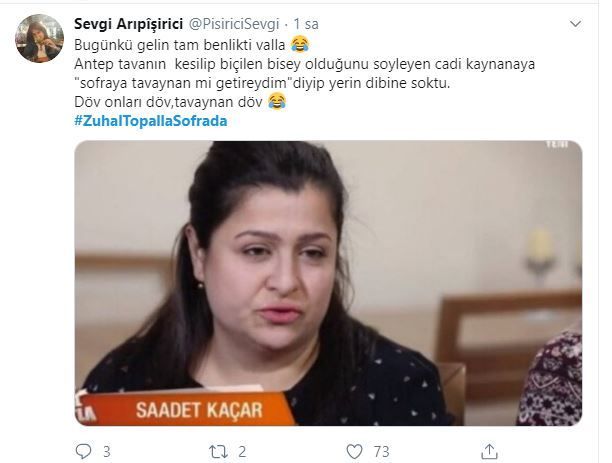 Zuhal Topal'la Sofrada gelin Saadet Kaçar sosyal medyada olay yaptı, gönüllerin birincisi! 11